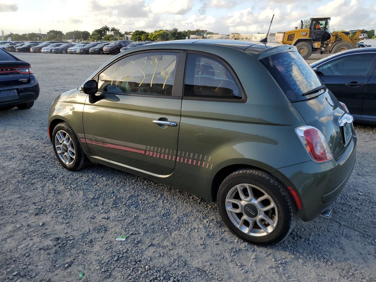 2012 Fiat 500 Pop vin: 3C3CFFAR8CT376842