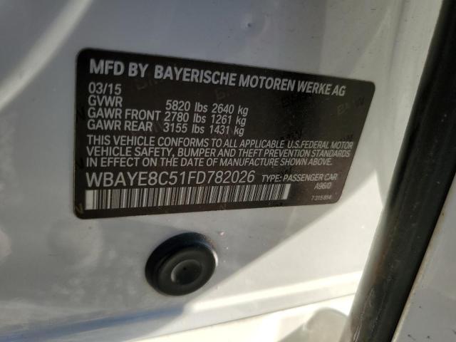 VIN WBAYE8C51FD782026 2015 BMW 7 Series, 750 LI no.12