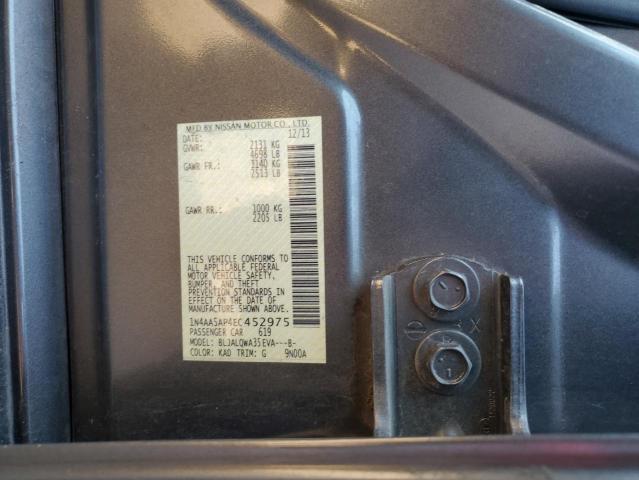 1N4AA5AP4EC452975 Nissan MAXIMA S