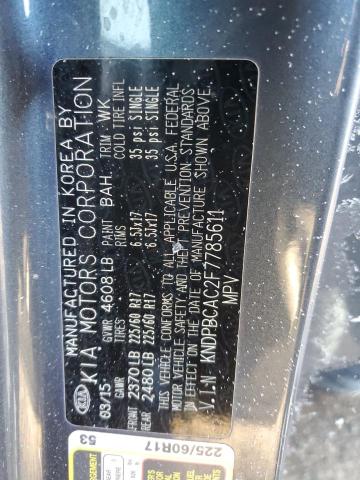 KNDPBCAC2F7785611 KIA Sportage Lx