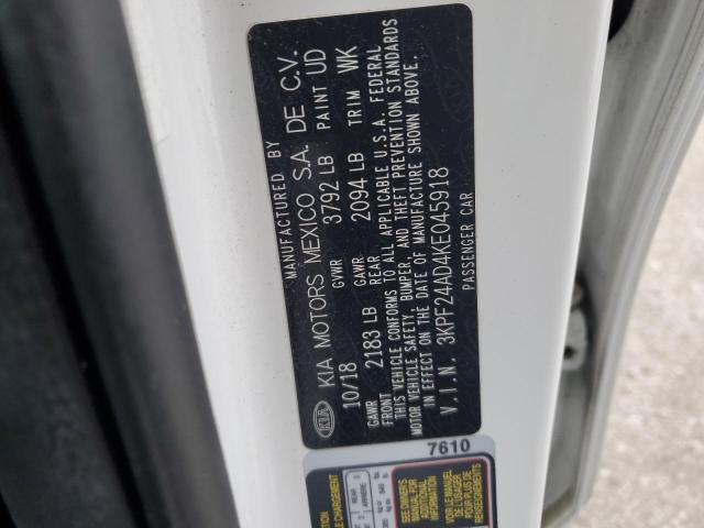 2019 KIA FORTE FE - 3KPF24AD4KE045918