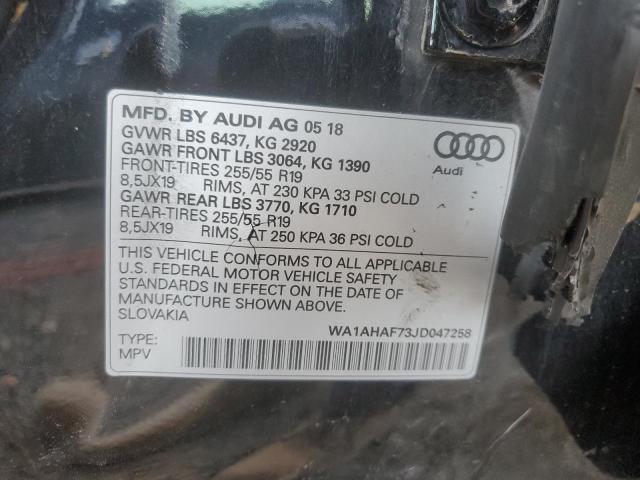 VIN WA1AHAF73JD047258 2018 Audi Q7, Premium no.12