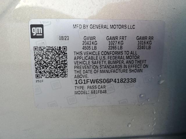 2023 CHEVROLET BOLT EV 1L 1G1FW6S06P4182338