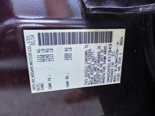 1N4AA5AP2EC457849 Nissan MAXIMA S