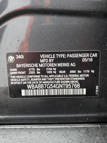 WBA8B7G54GNT95768 BMW 340 XI