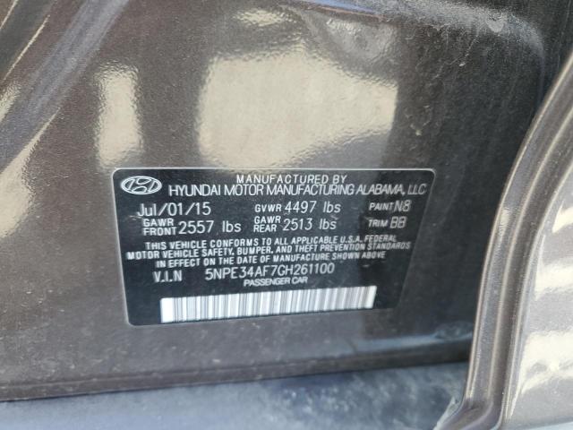 5NPE34AF7GH261100 | 2016 HYUNDAI SONATA SPO