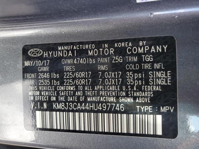 KM8J3CA44HU497746 | 2017 HYUNDAI TUCSON LIM