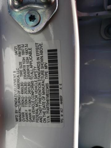 7FART6H81ME023455 | 2021 HONDA CR-V EXL