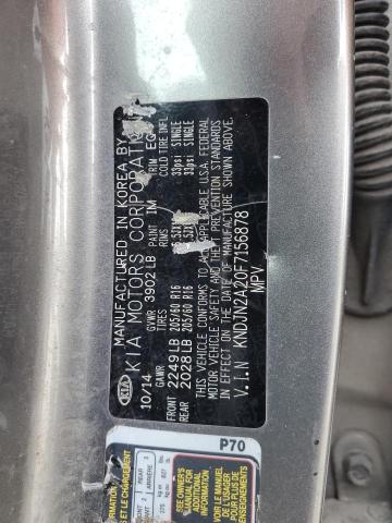 KNDJN2A20F7156878 | 2015 KIA SOUL