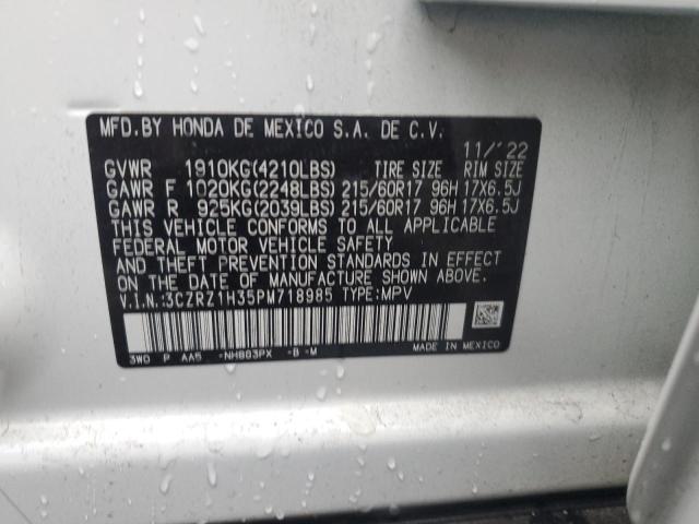 2023 HONDA HR-V 3CZRZ1H35PM718985