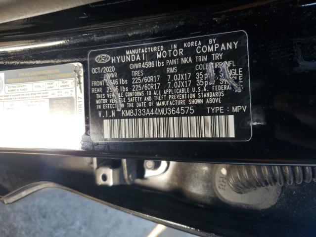 2021 HYUNDAI TUCSON LIM - KM8J33A44MU364575