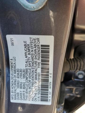 19XZE4F91NE001601 | 2022 HONDA INSIGHT TO