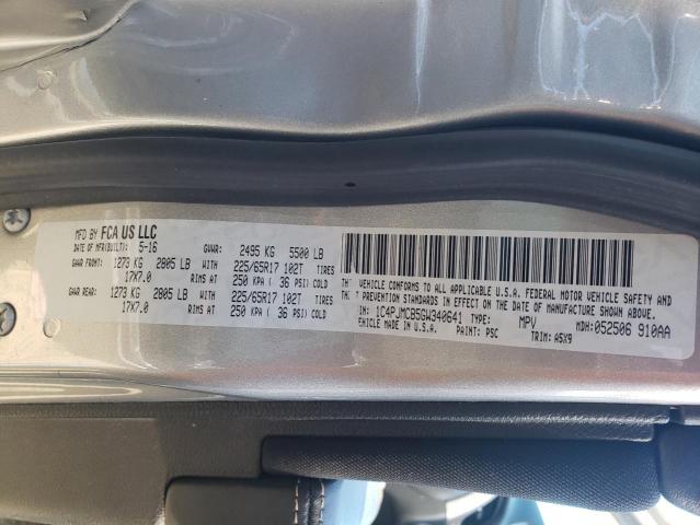 2016 JEEP CHEROKEE L - 1C4PJMCB5GW340641