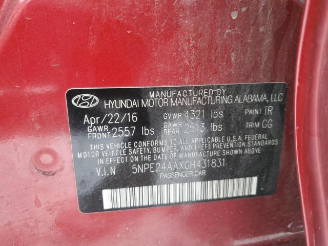 2016 HYUNDAI SONATA ECO - 5NPE24AAXGH431831