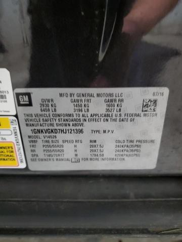 2017 CHEVROLET TRAVERSE L - 1GNKVGKD7HJ121396