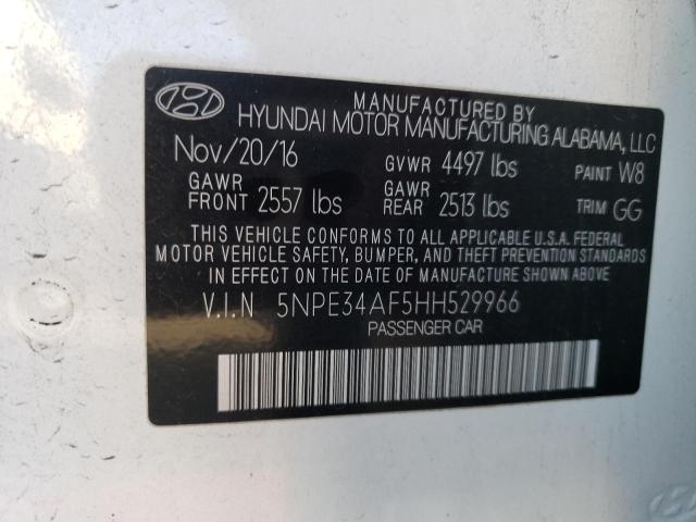 5NPE34AF5HH529966 | 2017 HYUNDAI SONATA SPO