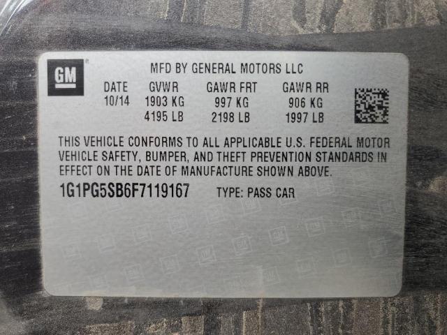 2015 CHEVROLET CRUZE LTZ - 1G1PG5SB6F7119167