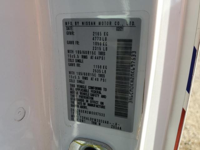 2021 NISSAN NV200 2.5S - 3N6CM0KN2MK697533