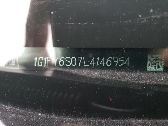 2020 Chevrolet Bolt Ev Lt VIN: 1G1FY6S07L4146954 Lot: 75353373