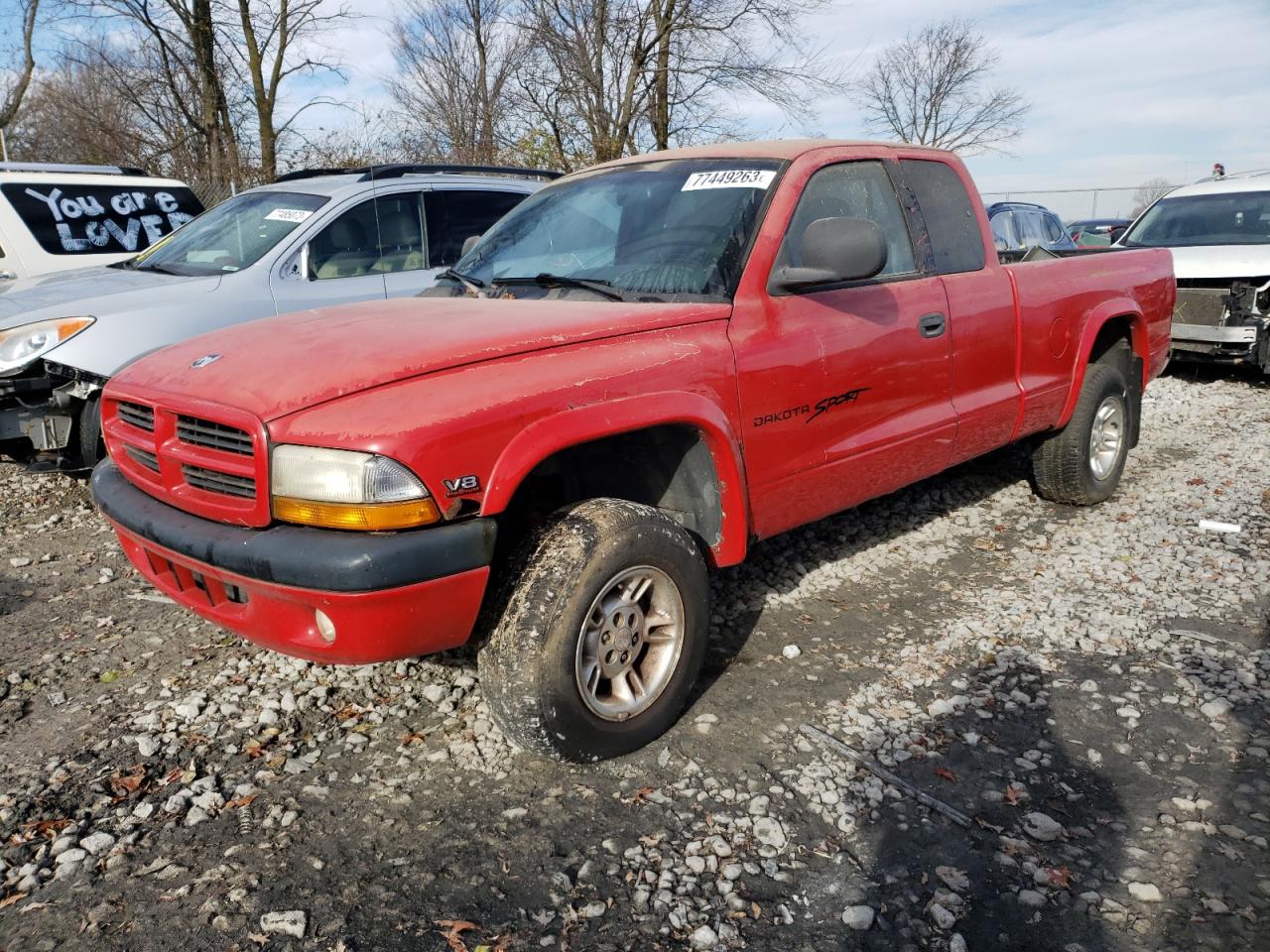 1B7GG22N1YS504247 2000 Dodge Dakota