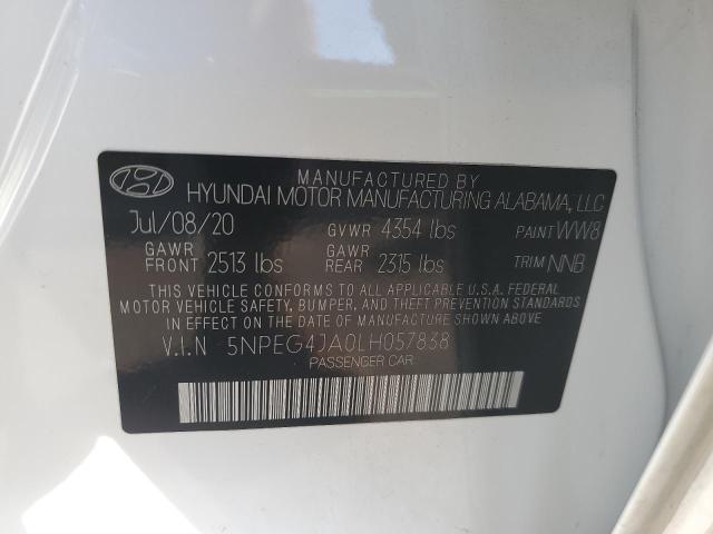 2020 HYUNDAI SONATA SE - 5NPEG4JA0LH057838