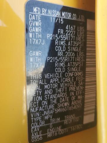 2016 NISSAN JUKE S - JN8AF5MV6GT654097