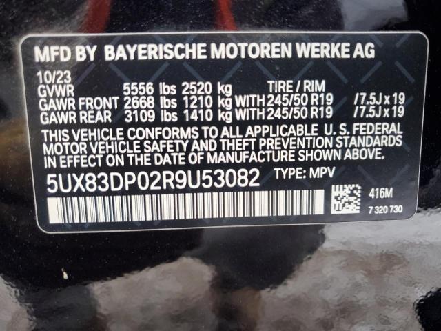 2024 BMW X3 M40I 5UX83DP02R9U53082