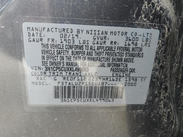 3N1CP5CUXKL499063 Nissan Kicks S  10