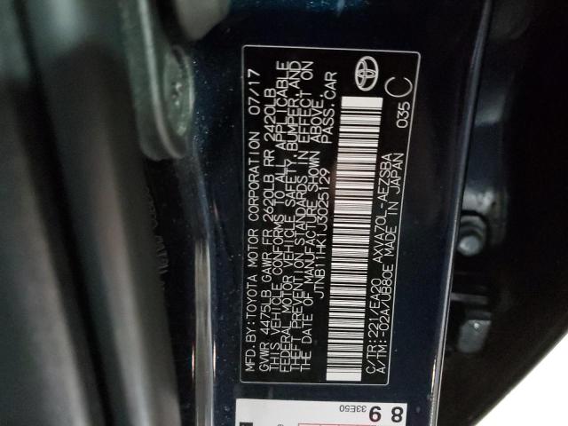 JTNB11HK1J3025129 | 2018 TOYOTA CAMRY L