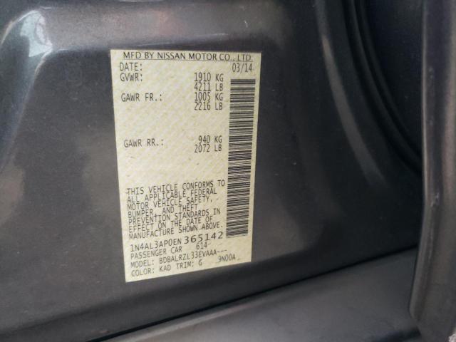 1N4AL3AP0EN365142 Nissan ALTIMA 2.5