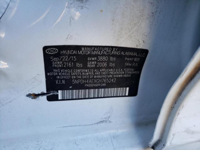 2016 HYUNDAI ELANTRA SE - 5NPDH4AEXGH765242