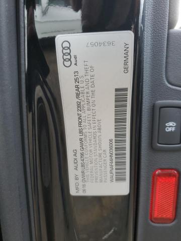 2017 AUDI A4 PRESTIG - WAUFNAF44HN036006