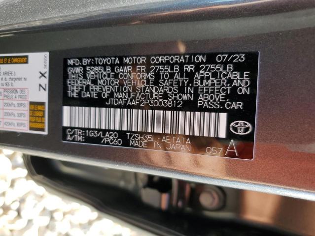 2023 TOYOTA CROWN PLAT - JTDAFAAF2P3003812