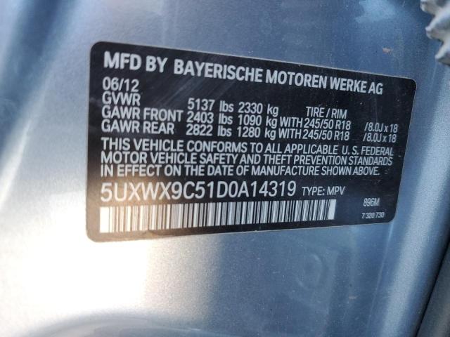 VIN 5UXWX9C51D0A14319 2013 BMW X3, Xdrive28I no.12