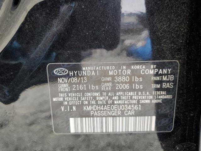 KMHDH4AE0EU034561 | 2014 HYUNDAI ELANTRA SE