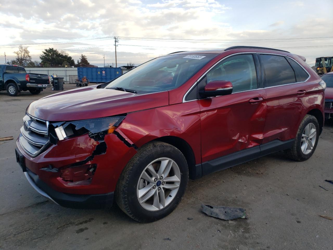 2018 Ford Edge Sel vin: 2FMPK4J90JBB39635