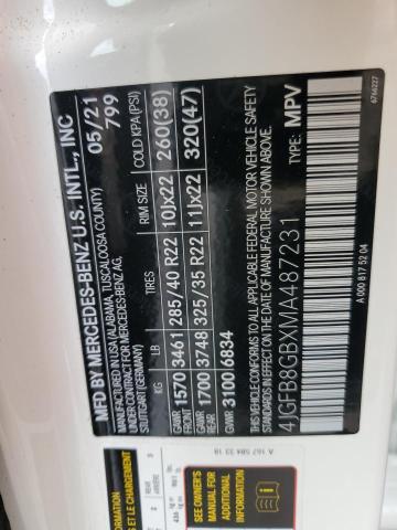 2021 MERCEDES-BENZ GLE 580 4M - 4JGFB8GBXMA487231