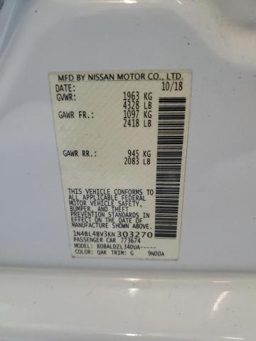 1N4BL4BV3KN303270 2019 Nissan Altima S