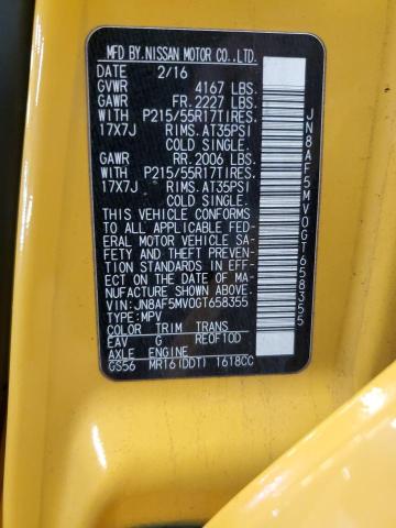 2016 NISSAN JUKE S - JN8AF5MV0GT658355