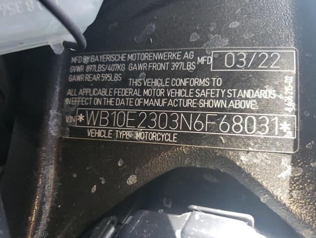 2022 BMW S 1000 RR - WB10E2303N6F68031