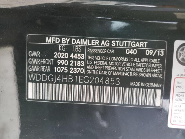WDDGJ4HB1EG204853 Mercedes-Benz C 250