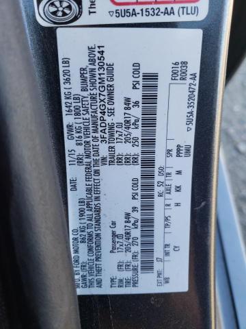 3FADP4GX7GM130541 Ford FIESTA ST
