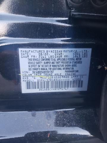 3N1AB8CV4NY291767 | 2022 NISSAN SENTRA SV