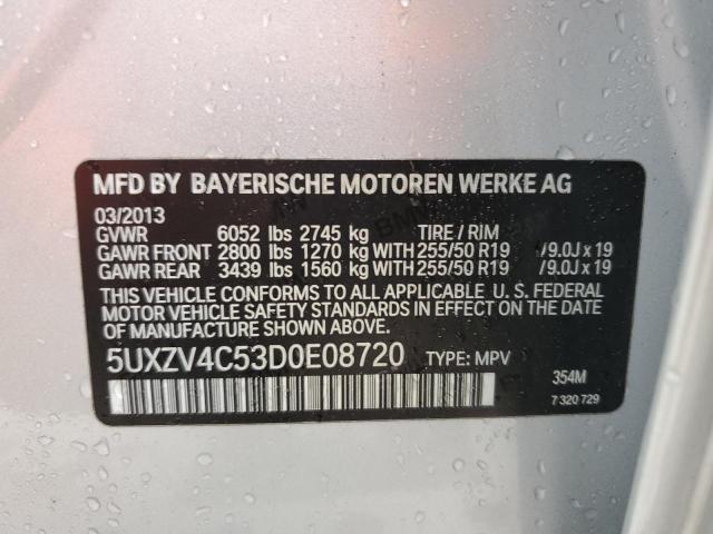 VIN 5UXZV4C53D0E08720 2013 BMW X5, Xdrive35I no.13