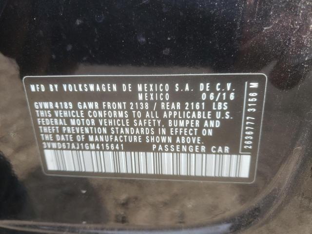 2016 VOLKSWAGEN JETTA SE - 3VWD67AJ1GM415641