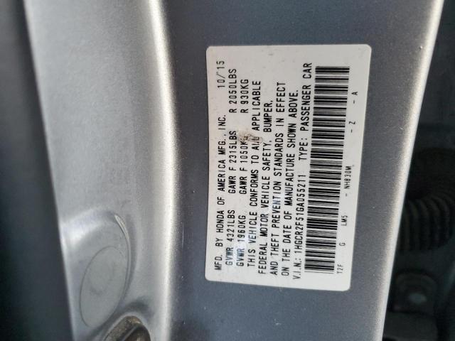 2016 HONDA ACCORD SPO - 1HGCR2F51GA055211
