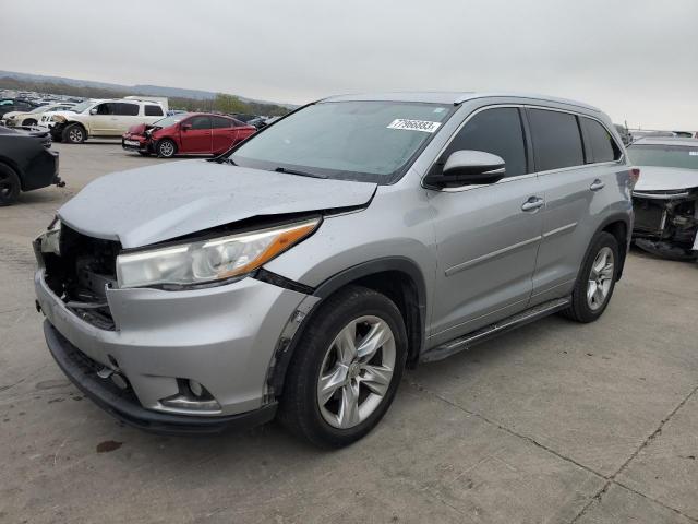 VIN 5TDYKRFH8FS084928 2015 Toyota Highlander, Limited no.1