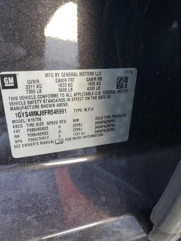 2015 CADILLAC ESCALADE L - 1GYS4MKJ8FR546991
