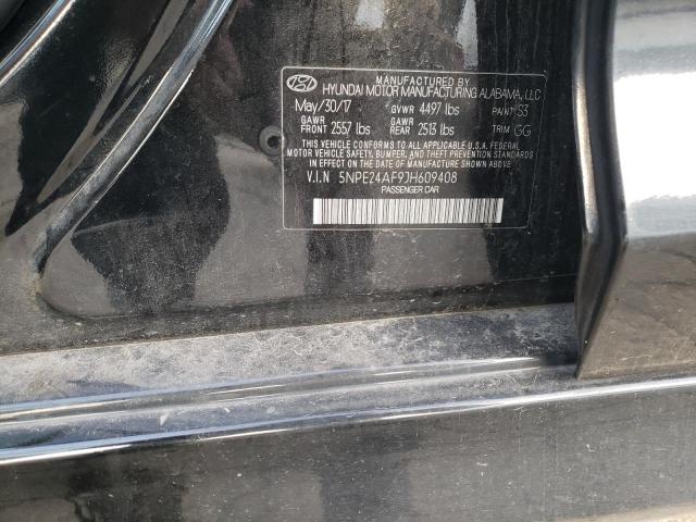 5NPE24AF9JH609408 | 2018 HYUNDAI SONATA SE