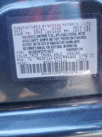2015 NISSAN SENTRA S - 3N1AB7AP2FY214573